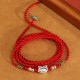 999 Silver Blessing Red String Belly Chain 999 Silver Blessing Red String Belly Chain