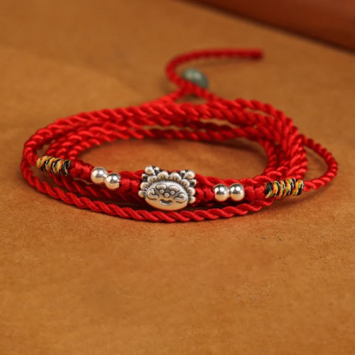999 Silver Blessing Red String Belly Chain 999 Silver Blessing Red String Belly Chain