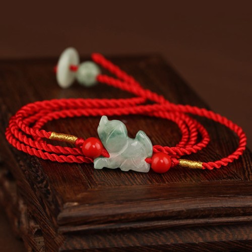 Jade Peace Buckle Blessing Belly Chain