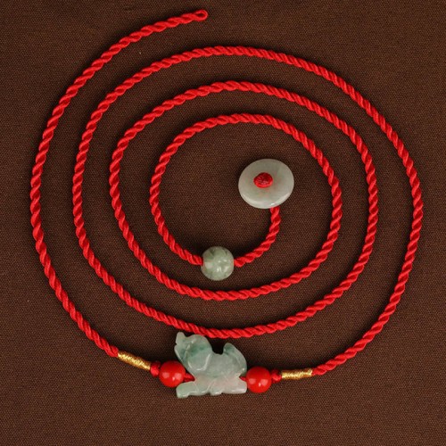 Jade Peace Buckle Blessing Belly Chain