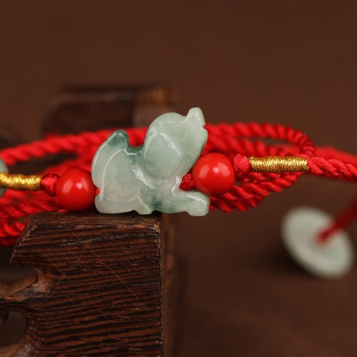 Jade Peace Buckle Blessing Belly Chain