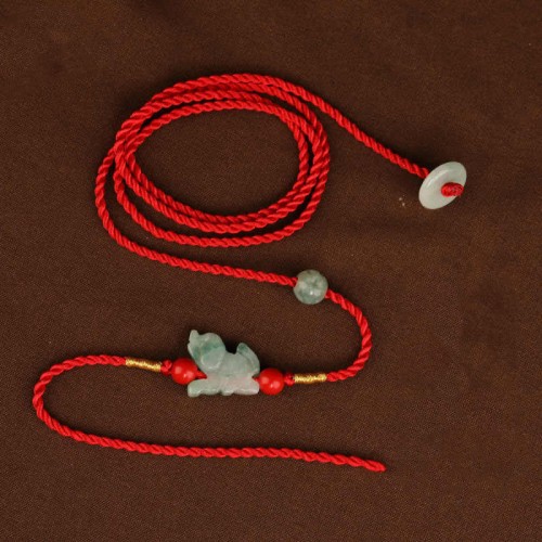 Jade Peace Buckle Blessing Belly Chain