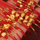 Buddha Stone 999 Gold Red String Belly Chain