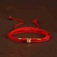 Buddha Stone 999 Gold Red String Belly Chain