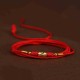 Buddha Stone 999 Gold Red String Belly Chain