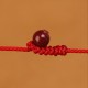 Buddha Stone 999 Gold Red String Belly Chain