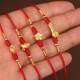 Buddha Stone 999 Gold Red String Belly Chain
