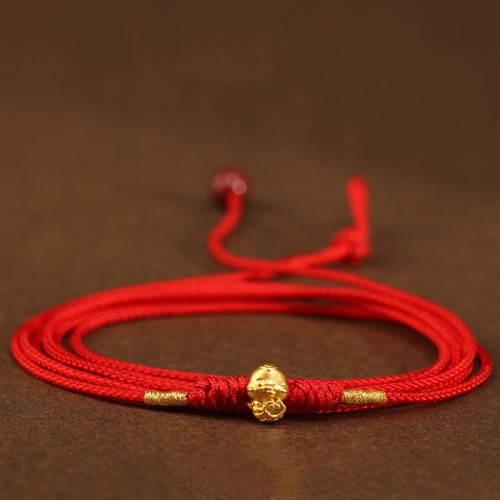 999 Gold Ingot Ruyi Gourd Snake Blessing Belly Chain 999 Gold Ingot Ruyi Gourd Snake Blessing Belly Chain