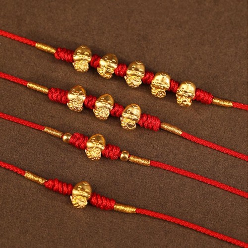 999 Gold Ingot Ruyi Gourd Snake Blessing Belly Chain 999 Gold Ingot Ruyi Gourd Snake Blessing Belly Chain