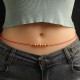 999 Gold Ingot Ruyi Gourd Snake Blessing Belly Chain 999 Gold Ingot Ruyi Gourd Snake Blessing Belly Chain