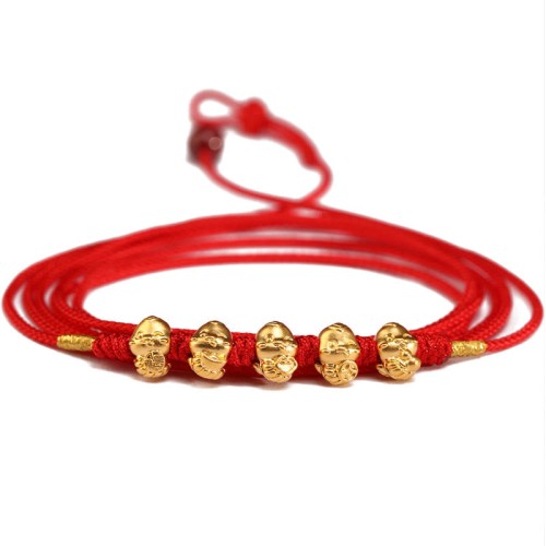 999 Gold Ingot Ruyi Gourd Snake Blessing Belly Chain 999 Gold Ingot Ruyi Gourd Snake Blessing Belly Chain
