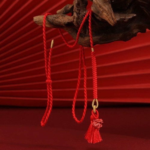 Natural Cinnabar Dragon Blessing Belly Chain Natural Cinnabar Dragon Blessing Belly Chain