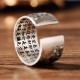 999 Sterling Silver Dragon Carved Protection Ring 999 Sterling Silver Dragon Carved Protection Ring