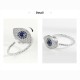 925 Silver Evil Eye Protection Rotatable Ring 925 Silver Evil Eye Protection Rotatable Ring