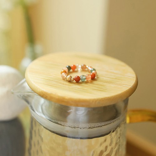 14k Gold-plated Fu Lu Shou Crystal Happiness Ring 14k Gold-plated Fu Lu Shou Crystal Happiness Ring