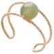 Round Jade Pearl Double Layer Luck Ring