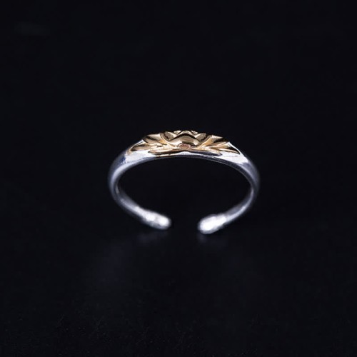 925 Silver Lotus Flower New Beginning Ring 925 Silver Lotus Flower New Beginning Ring