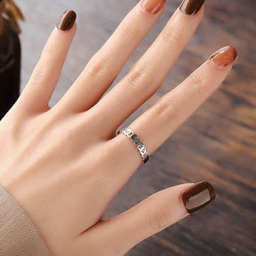 925 Silver Six True Words Wisdom Ring 925 Silver Six True Words Wisdom Ring