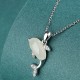 925 Silver Dolphin Hetian Jade Luck Set 925 Silver Dolphin Hetian Jade Luck Set
