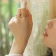 14k Gold-plated Fu Lu Shou Crystal Happiness Ring 14k Gold-plated Fu Lu Shou Crystal Happiness Ring