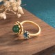 Lotus Pattern Jade Abundance Ring Lotus Pattern Jade Abundance Ring