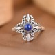 Tibetan Lazurite Positive Adjustable Ring