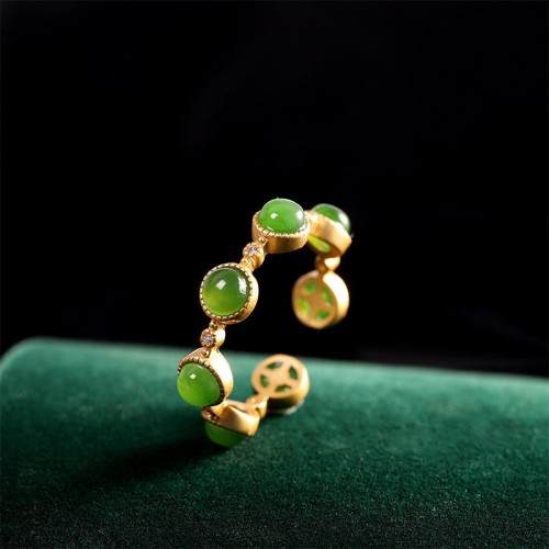 Cyan Jade Healing Ring Cyan Jade Healing Ring