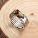 Red Agate PiXiu Wealth Ring Red Agate PiXiu Wealth Ring