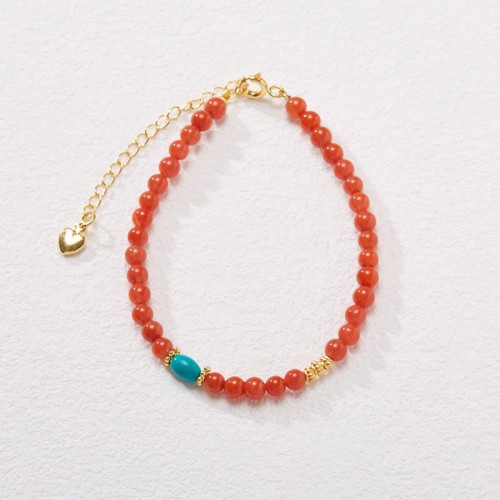 925 Sterling Silver Plated Gold Red Agate Confidence Set 925 Sterling Silver Plated Gold Red Agate Confidence Set