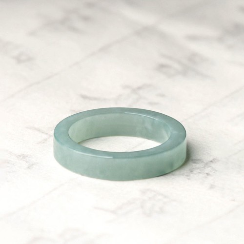 Natural Jade Prosperity Ring