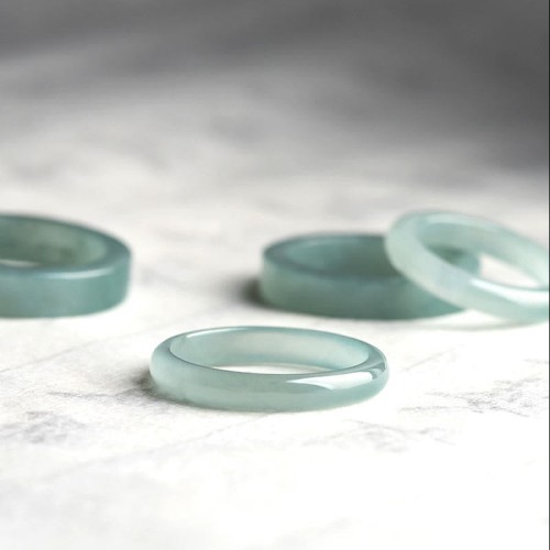 Natural Jade Prosperity Ring