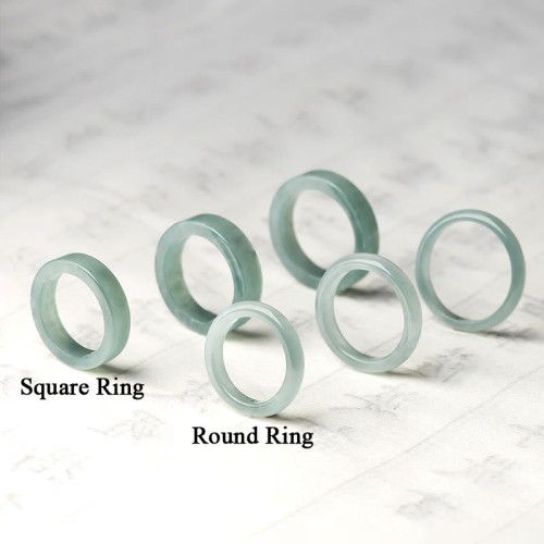 Natural Jade Prosperity Ring
