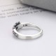 925 Sterling Silver Om Mani Padme Hum Lotus Ring 925 Sterling Silver Om Mani Padme Hum Lotus Ring