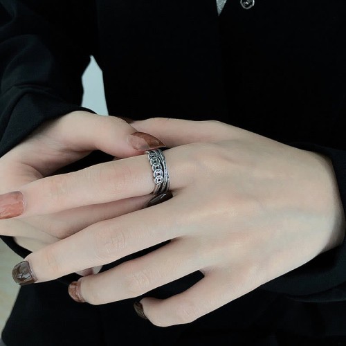 925 Silver Copper Coins Wealth Ring 925 Silver Copper Coins Wealth Ring