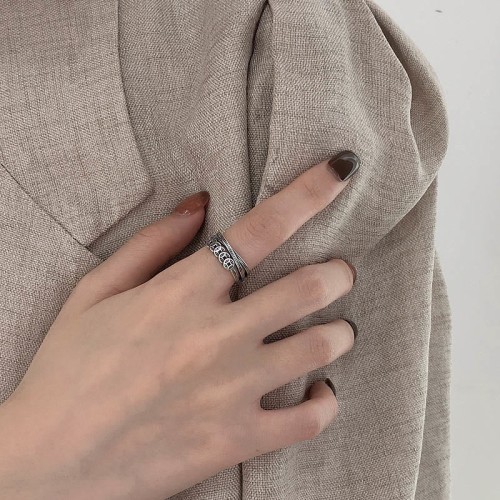 925 Silver Copper Coins Wealth Ring 925 Silver Copper Coins Wealth Ring