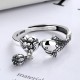 925 Silver Koi Lotus Success Ring