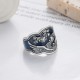 925 Silver Phoenix Peony Luck Ring 925 Silver Phoenix Peony Luck Ring