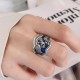 925 Silver Phoenix Peony Luck Ring 925 Silver Phoenix Peony Luck Ring