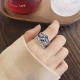 925 Silver Phoenix Peony Luck Ring 925 Silver Phoenix Peony Luck Ring