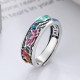925 Sterling Silver Koi Fish Lotus Luck Ring 925 Sterling Silver Koi Fish Lotus Luck Ring
