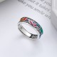 925 Sterling Silver Koi Fish Lotus Luck Ring 925 Sterling Silver Koi Fish Lotus Luck Ring