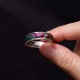 925 Sterling Silver Koi Fish Lotus Luck Ring 925 Sterling Silver Koi Fish Lotus Luck Ring