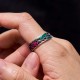 925 Sterling Silver Koi Fish Lotus Luck Ring 925 Sterling Silver Koi Fish Lotus Luck Ring