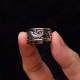 Koi Fish Heart Sutra Luck Wealth Ring Koi Fish Heart Sutra Luck Wealth Ring