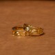 Golden Meditation Buddha Serenity Copper Ring