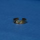 Golden Meditation Buddha Serenity Copper Ring