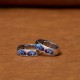 Blue Auspicious Clouds Wealth Copper Adjustable Ring Blue Auspicious Clouds Wealth Copper Adjustable Ring