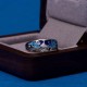 Blue Auspicious Clouds Wealth Copper Adjustable Ring Blue Auspicious Clouds Wealth Copper Adjustable Ring