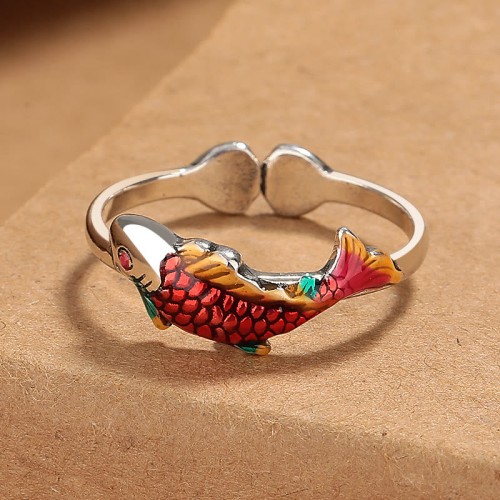 Koi Fish Wealth Prosperity Ring