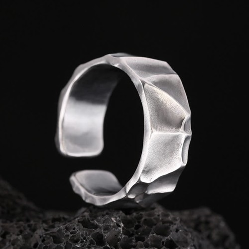 999 Silver Adjustable Protection Ring